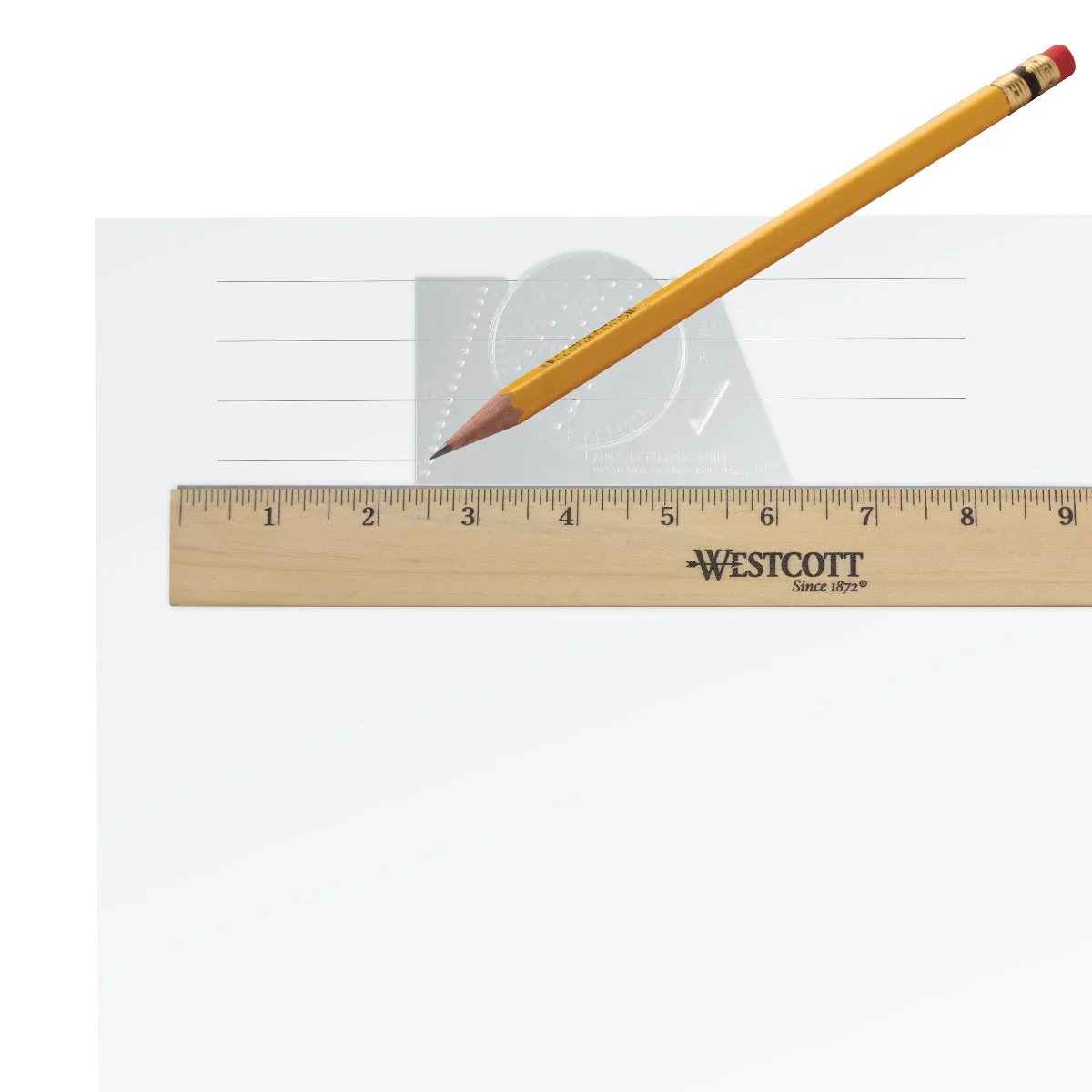 Westcott Lettering, Stenciling Paper Template (ALG-1) - Image 2