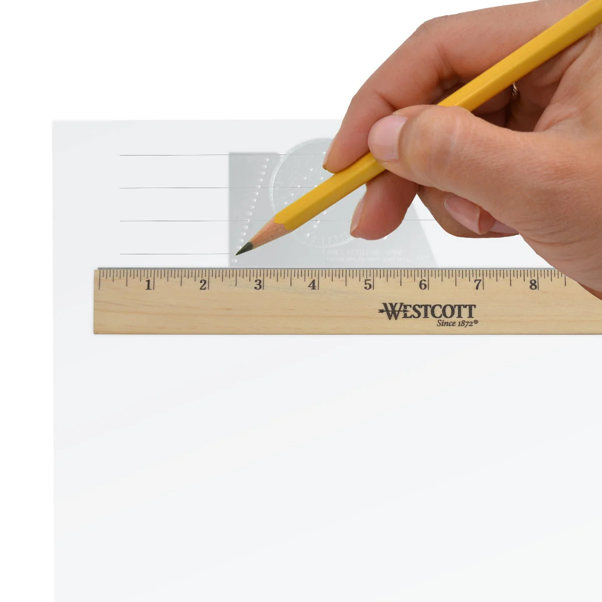 Westcott Lettering, Stenciling Paper Template (ALG-1) - Image 5