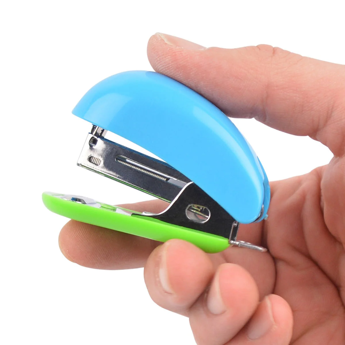 Westcott Mini Anti-Microbial Stapler with Staples, Assorted Colors (14218-PARENT) - Image 4