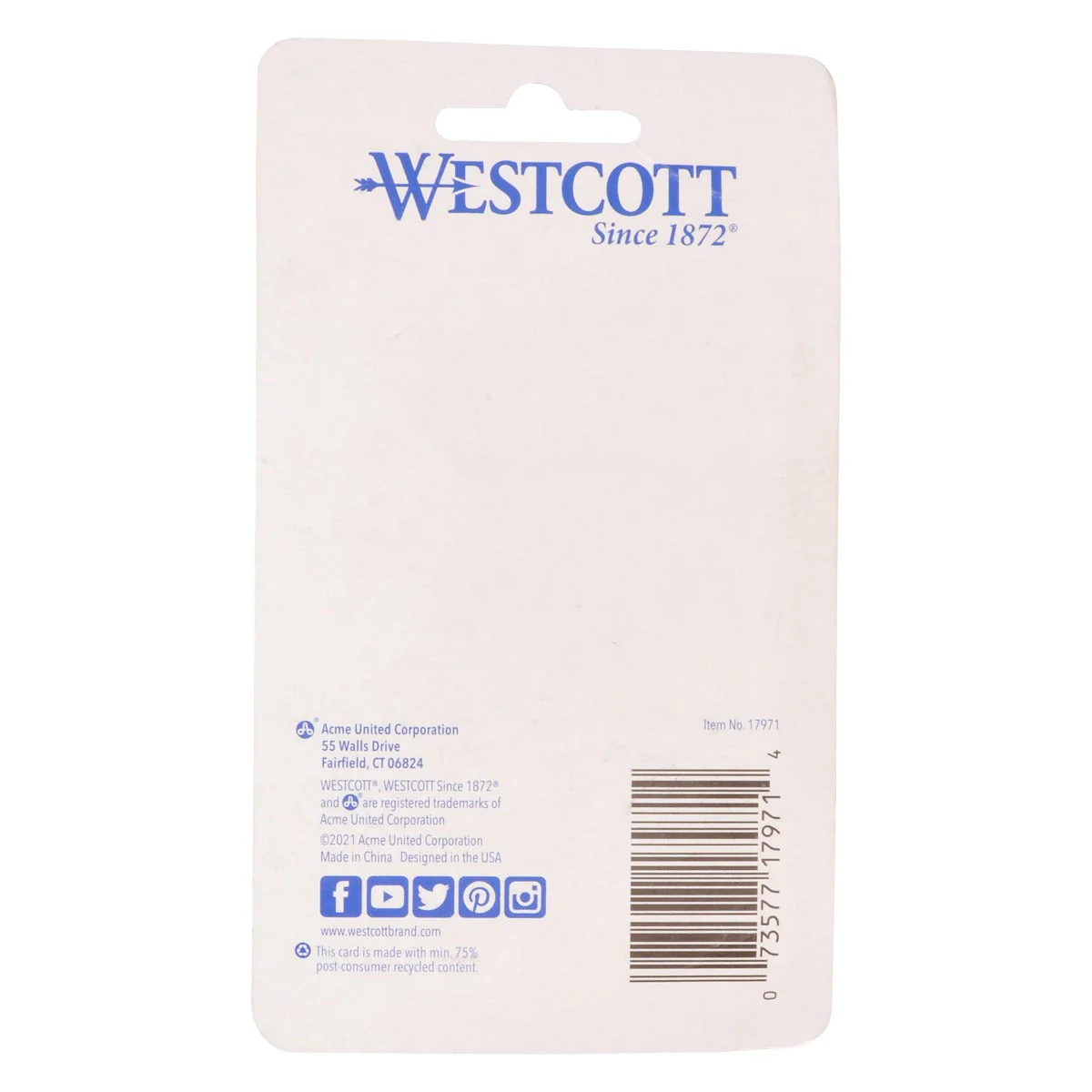Westcott Mini Paper Punches, Set of 6 (17971) - Image 2