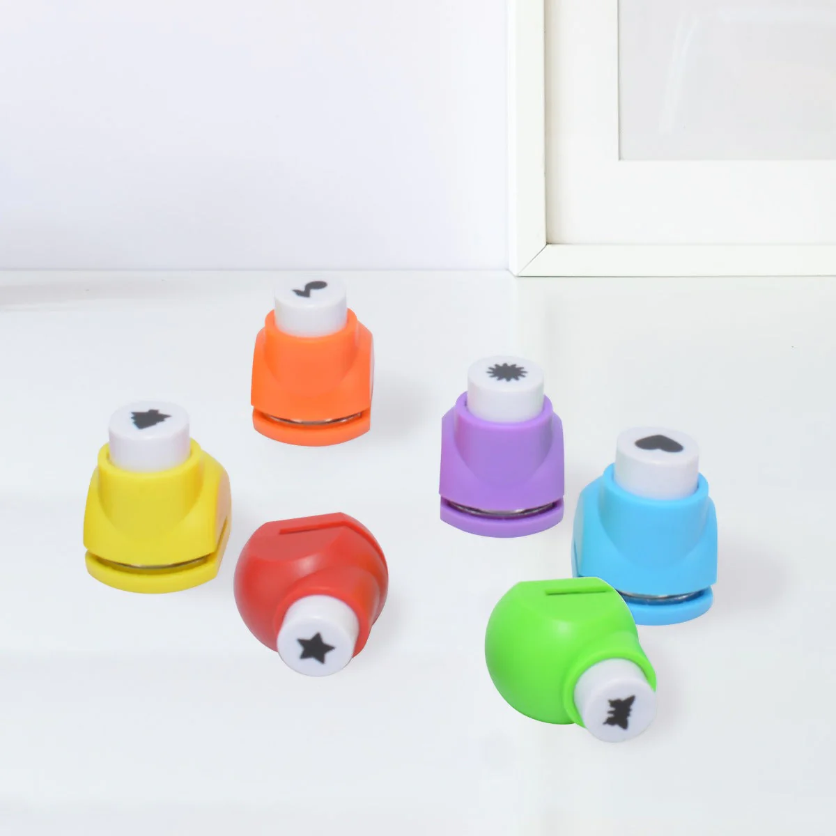 Westcott Mini Paper Punches, Set of 6 (17971) - Image 8