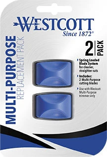 Westcott Multi-Purpose Replacement Blades, 2 Pack (16697)
