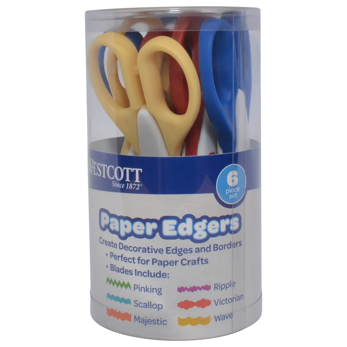 Westcott Paper Edgers Scissors, Set of 6 (17978) - Image 16