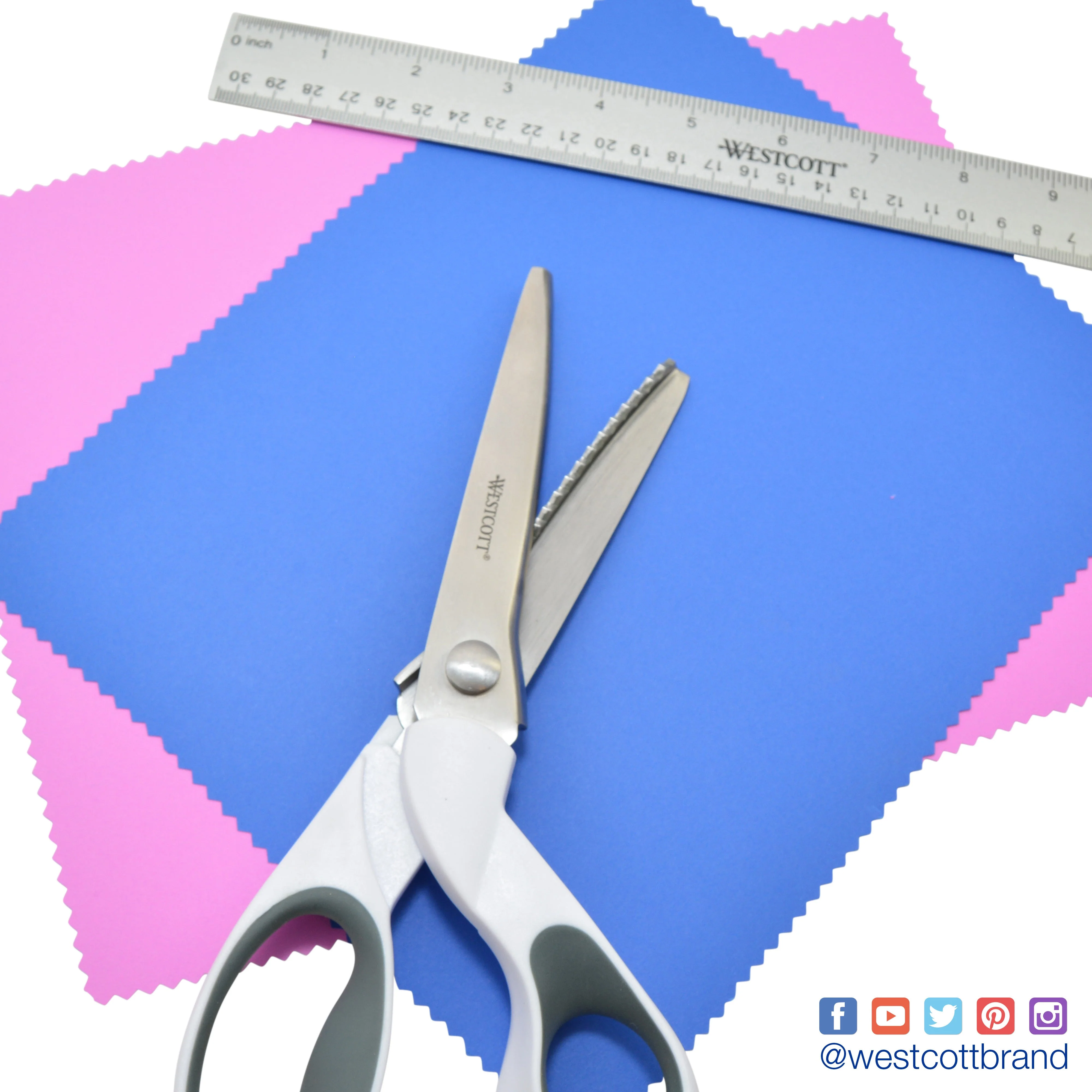 Westcott Pinking Shears, 9.5-Inches (15983) - Image 3