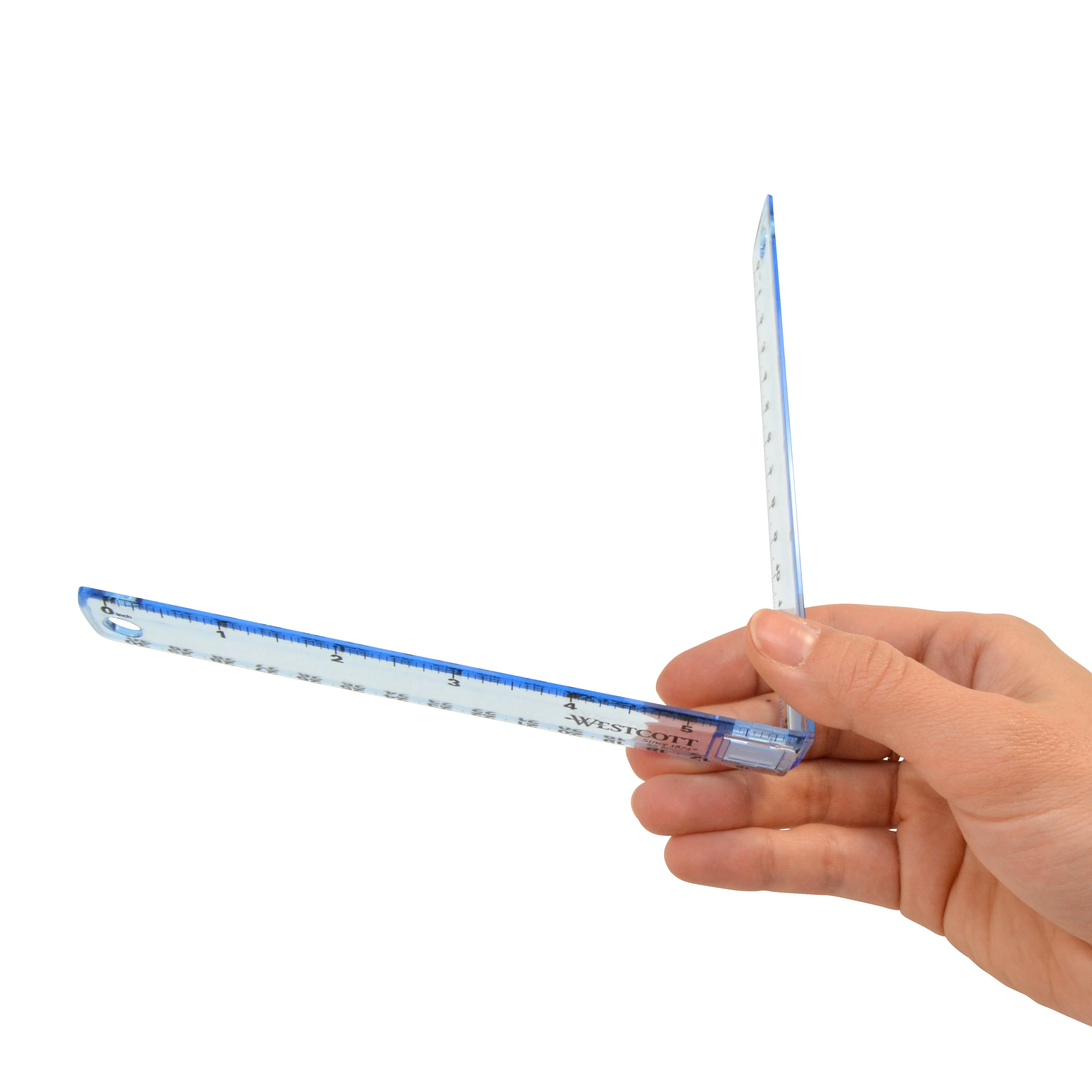 Westcott Plastic Folding Ruler, Colors Vary (15390) - Image 2