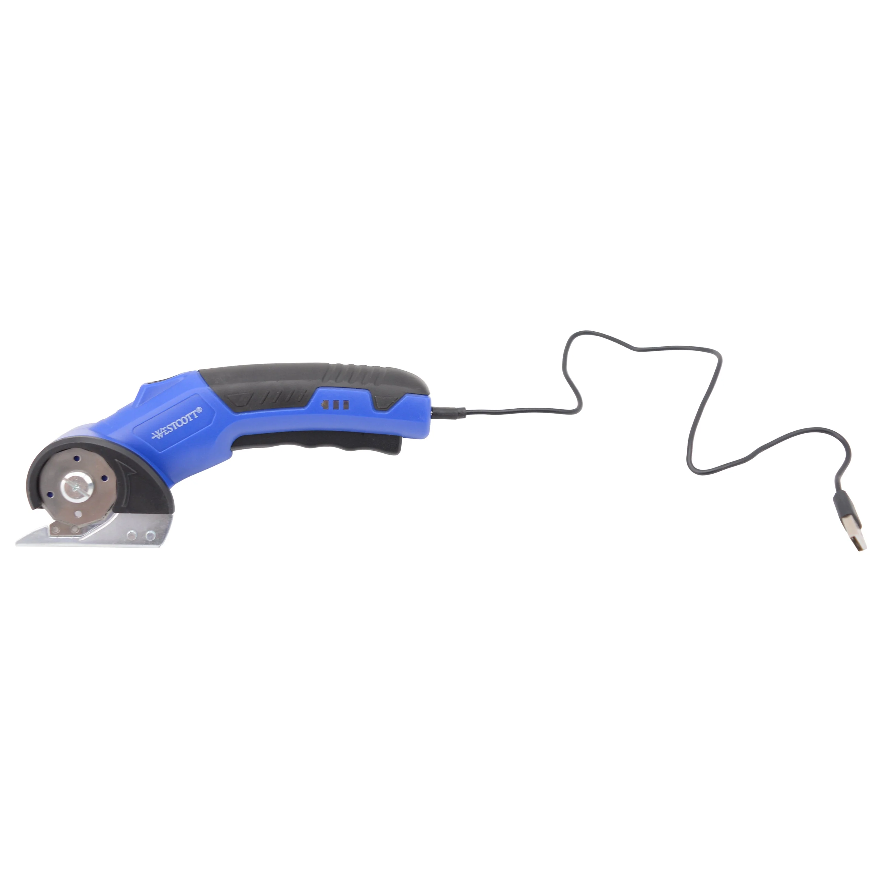 Westcott Rechargeable Electric Scissors, Cordless Power Scissors with Built-In Battery, Stainless Steel Blades Cut Up to 1/4", Ergonomic Comfort Grip, Cuts Cardboard, Fabric, Plastic & Packaging (00999-Parent) - Image 19