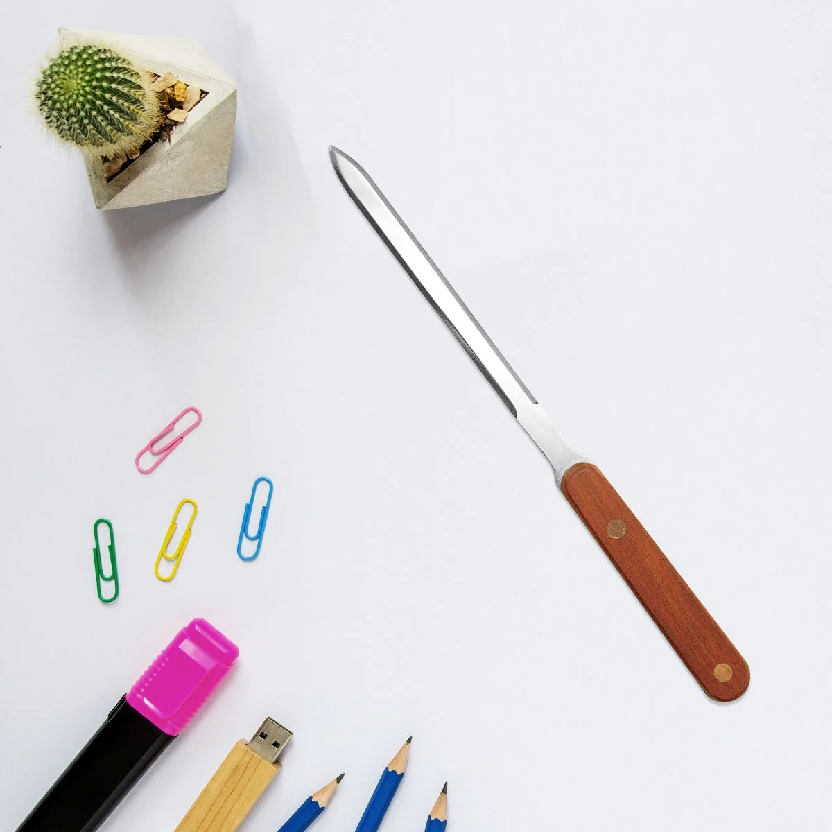 Westcott Rosewood Handle Letter Opener (29691) - Image 8