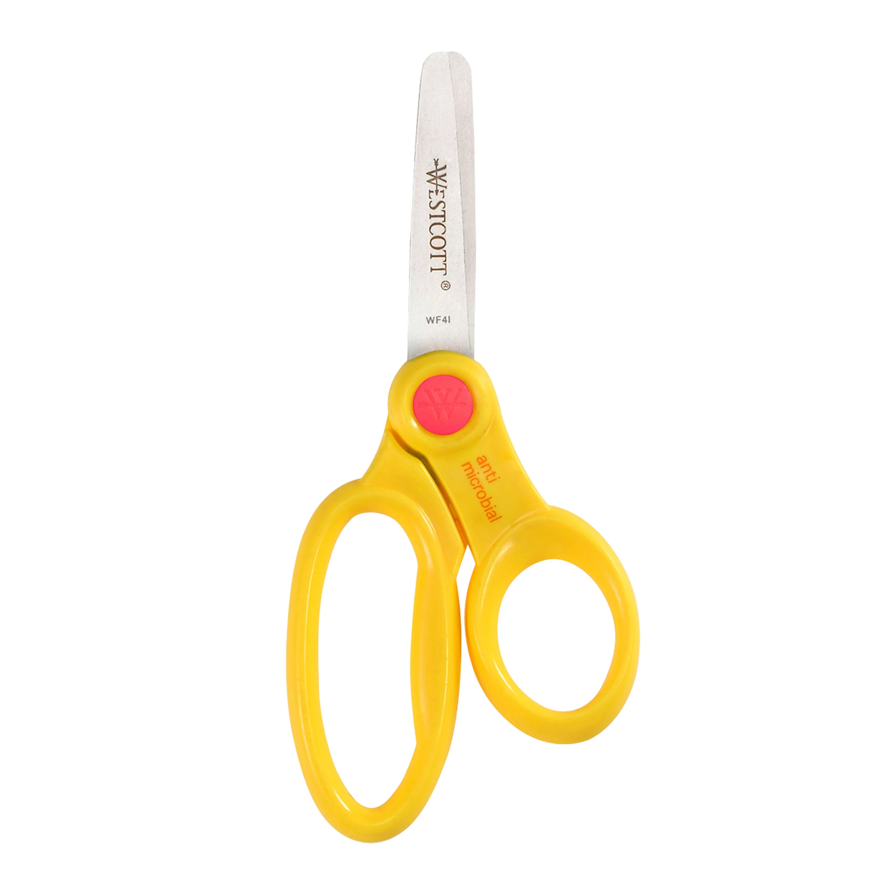 Westcott School Scissor Caddy and Kids Scissors With Anti-microbial Protection, 24 Scissors and 1 Caddy, 5-Inch Blunt (14756) - Image 4