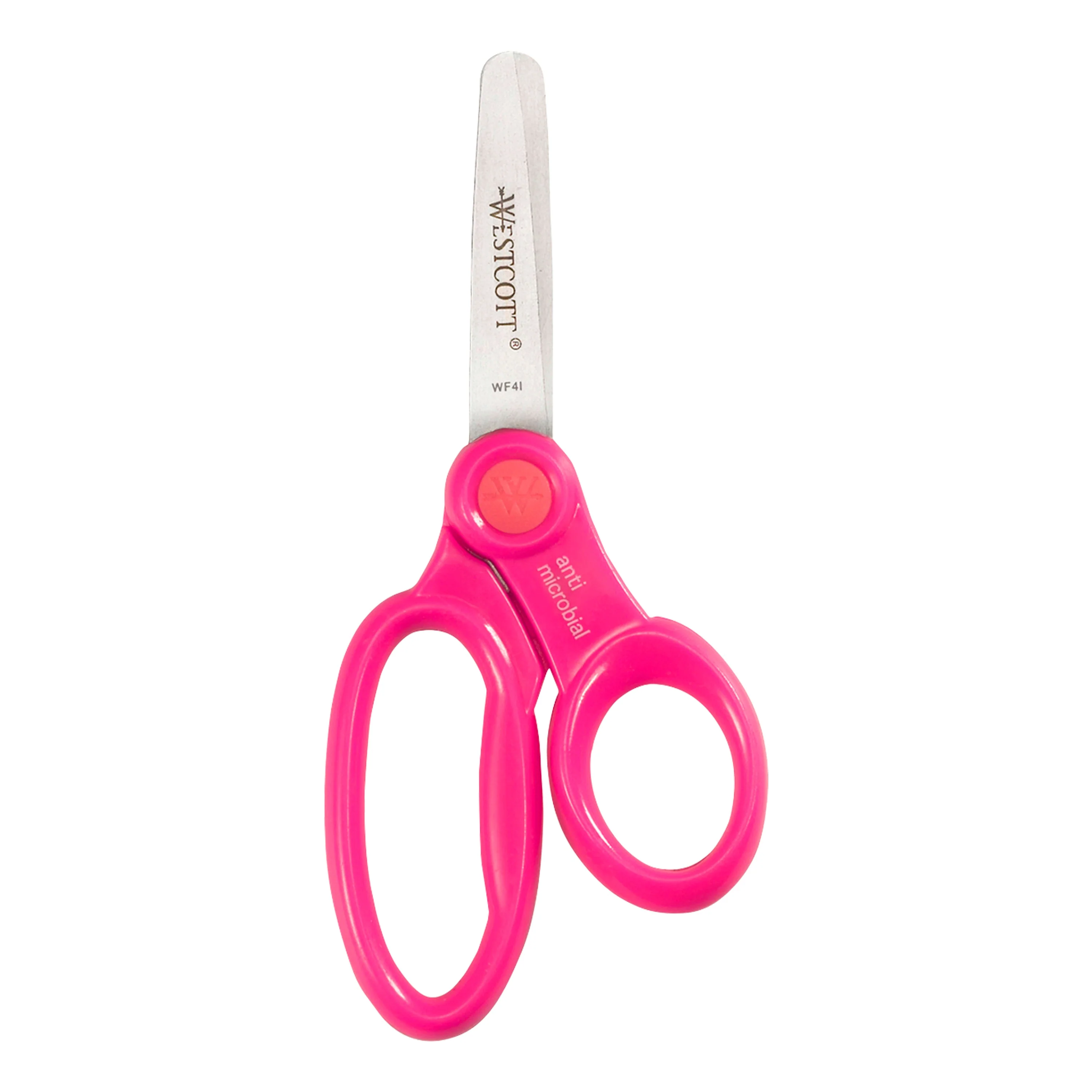 Westcott School Scissor Caddy and Kids Scissors With Anti-microbial Protection, 24 Scissors and 1 Caddy, 5-Inch Blunt (14756) - Image 5