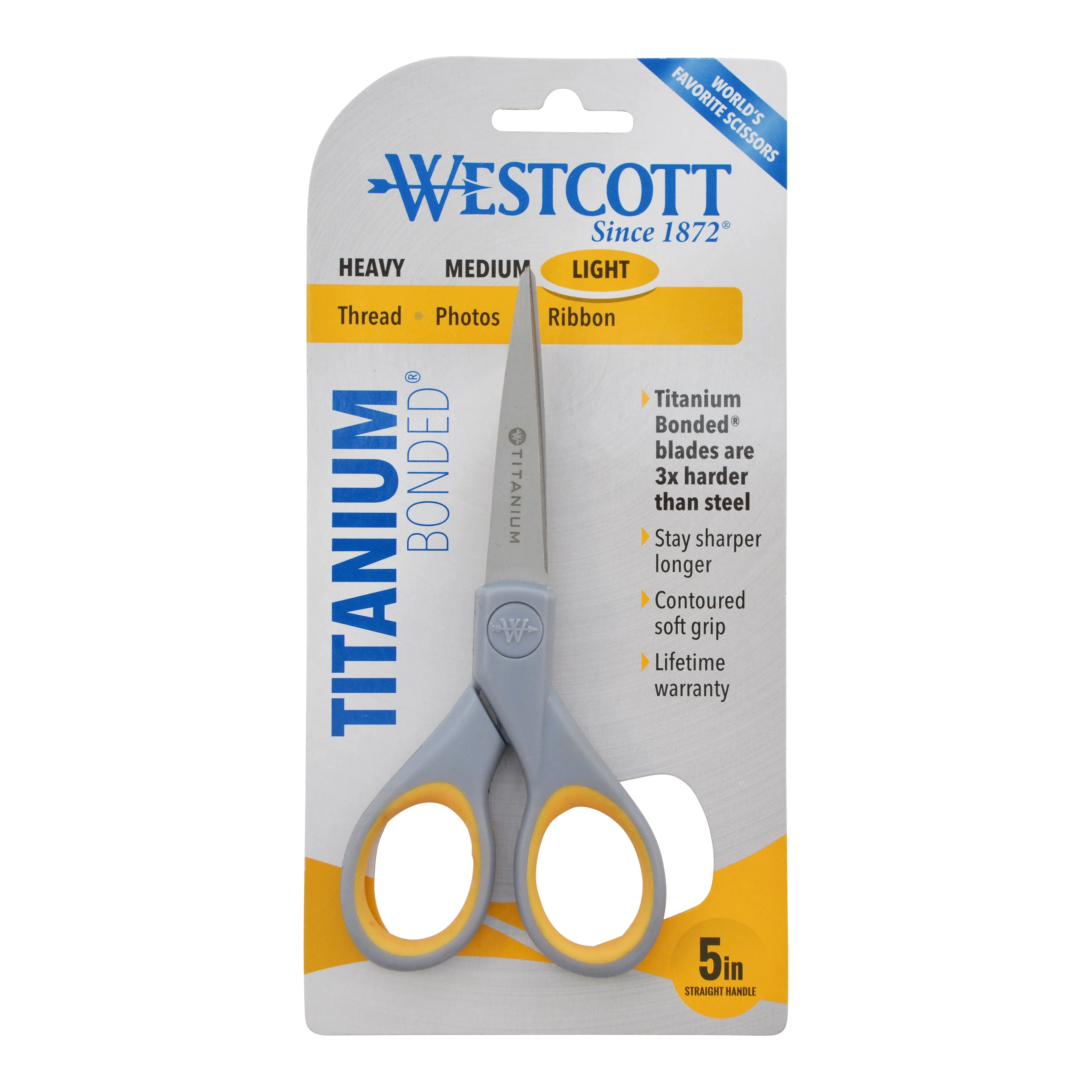 Westcott Sewing Titanium Bonded Scissors, 5" Straight (13847) - Image 4