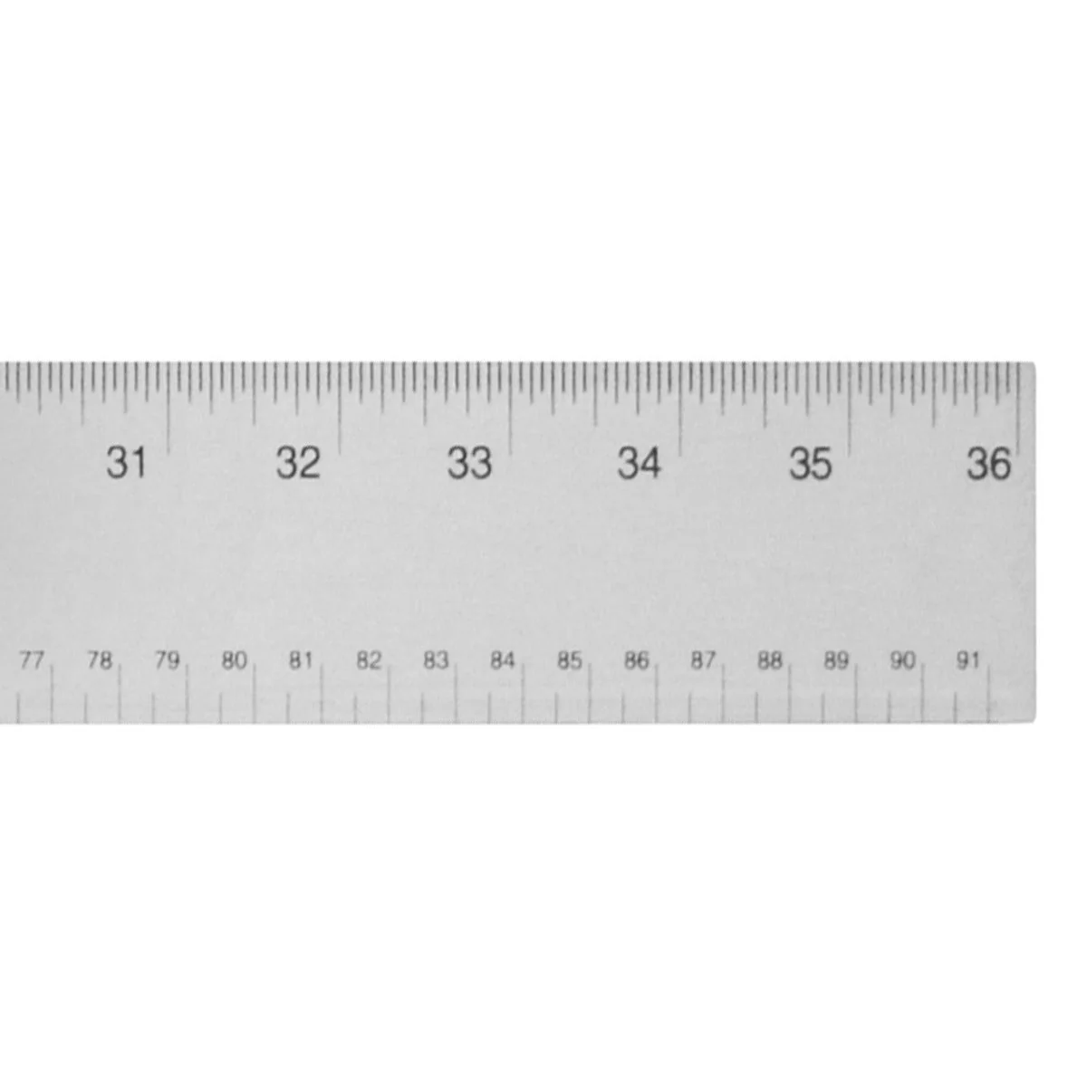 Westcott Stainless Steel Cork Backed Ruler, 36", Inch/Metric (MR-36) - Image 2