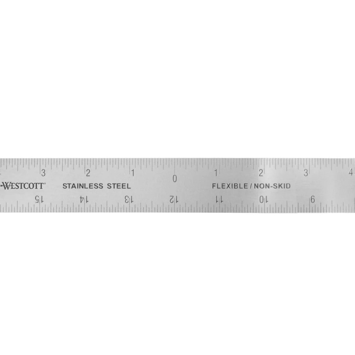 Westcott Stainless Steel Ruler, Zero Center, 24" (ZC-24) - Image 3