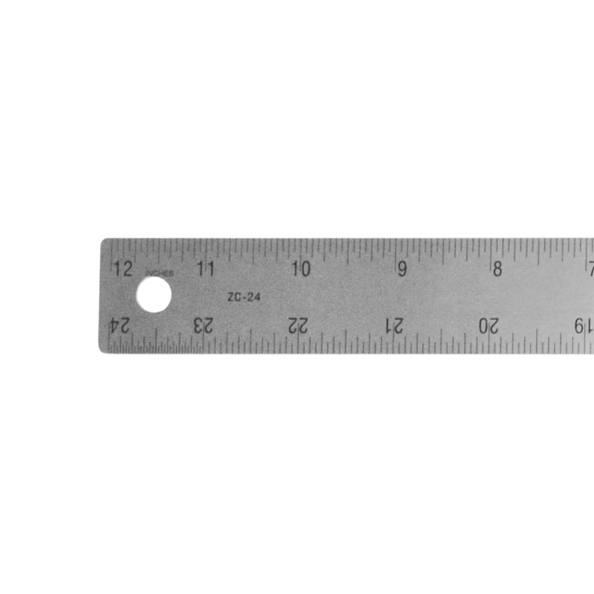 Westcott Stainless Steel Ruler, Zero Center, 24" (ZC-24) - Image 4