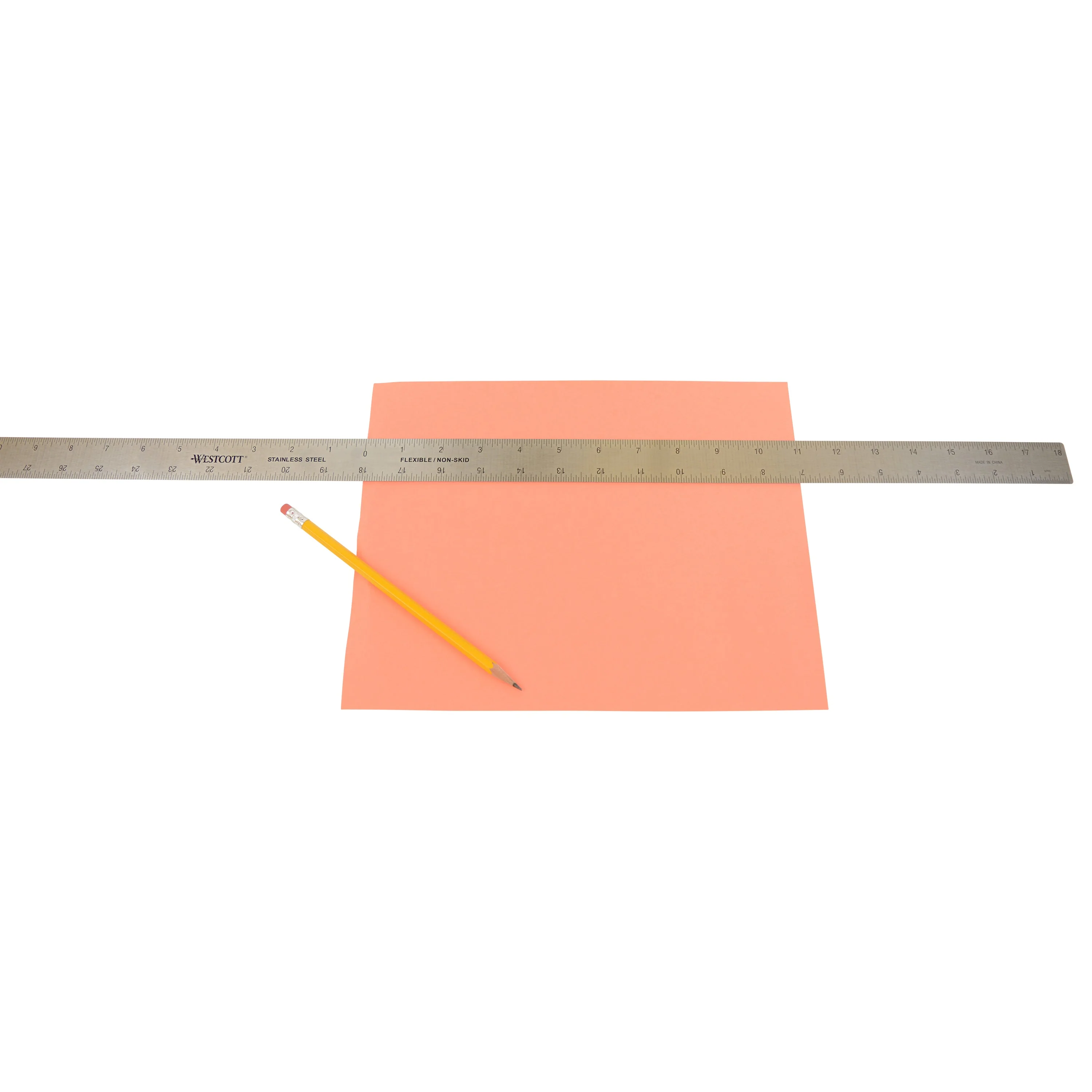 Westcott Stainless Steel Ruler, Zero Center, 36" (ZC-36) - Image 2