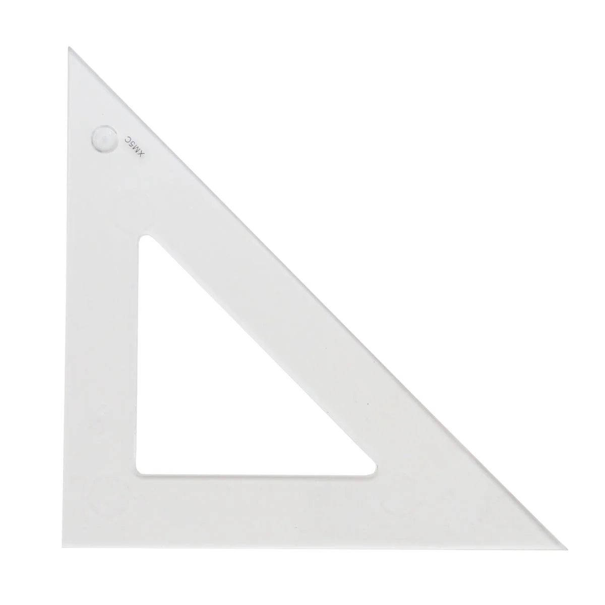 Westcott Styrene Triangle, 4", 45/90 Degree, Transparent (S450-4)