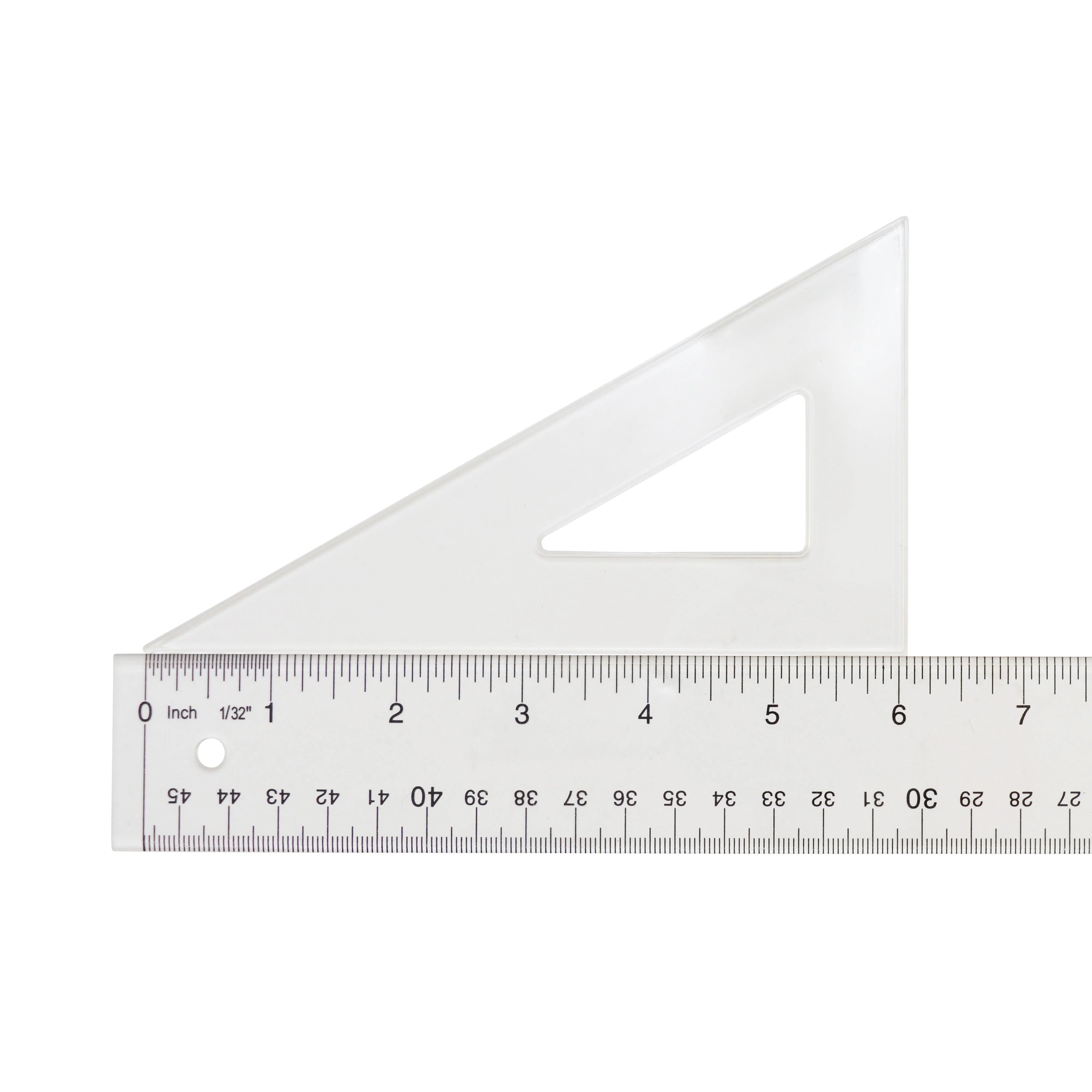 Westcott Styrene Triangle, 6", 30/60 Degree, Transparent (S390-6)