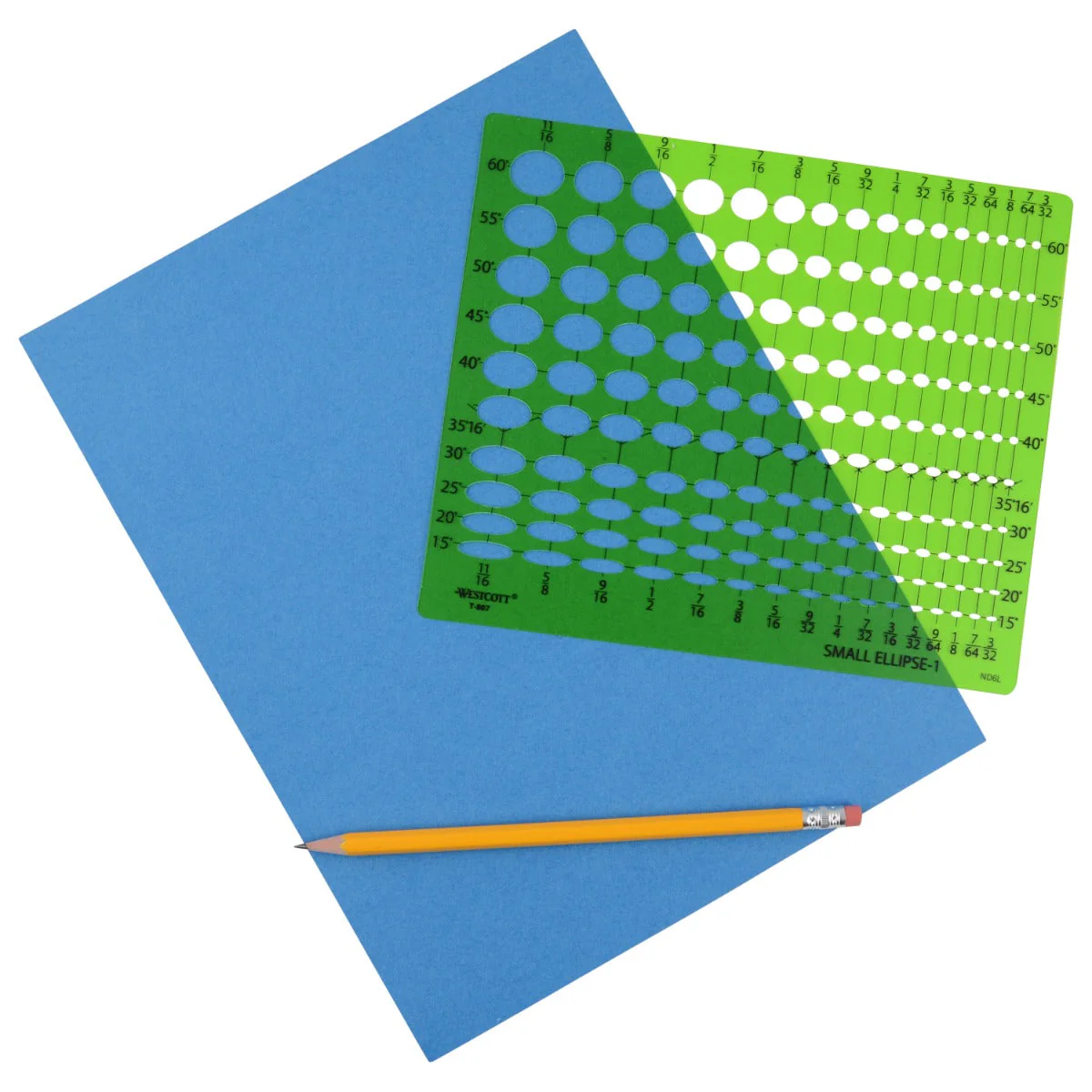 Westcott Small Ellipse Template #1 (T-807) - Image 4