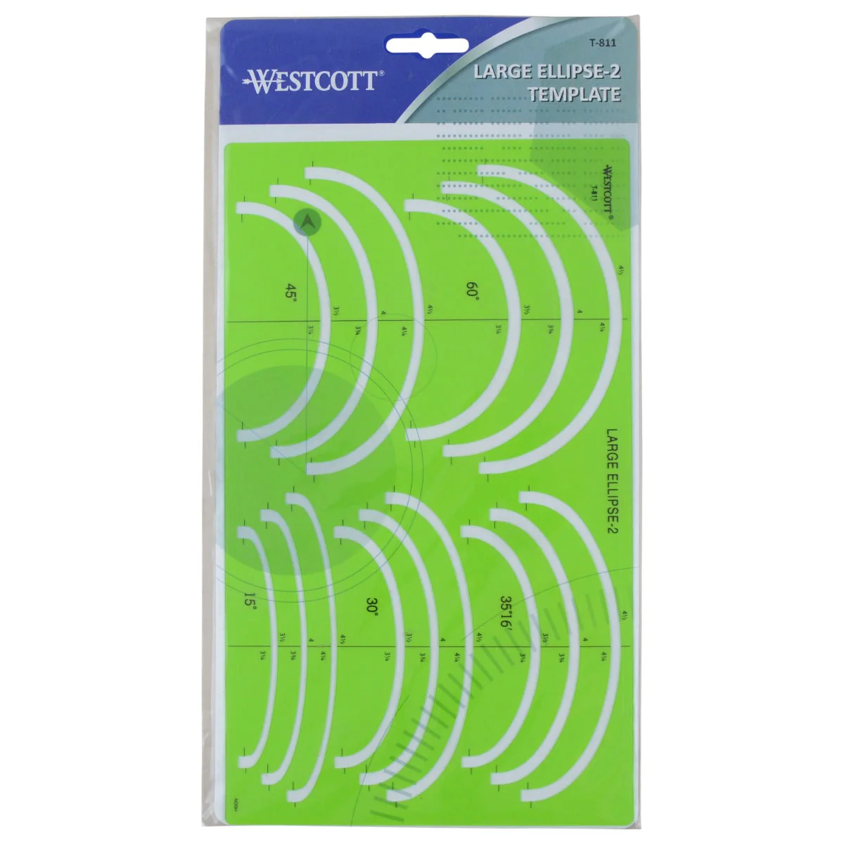 Westcott Large Ellipse Template #2 (T-811) - Image 2