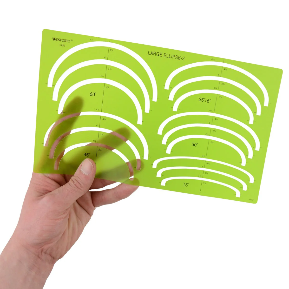 Westcott Large Ellipse Template #2 (T-811) - Image 3
