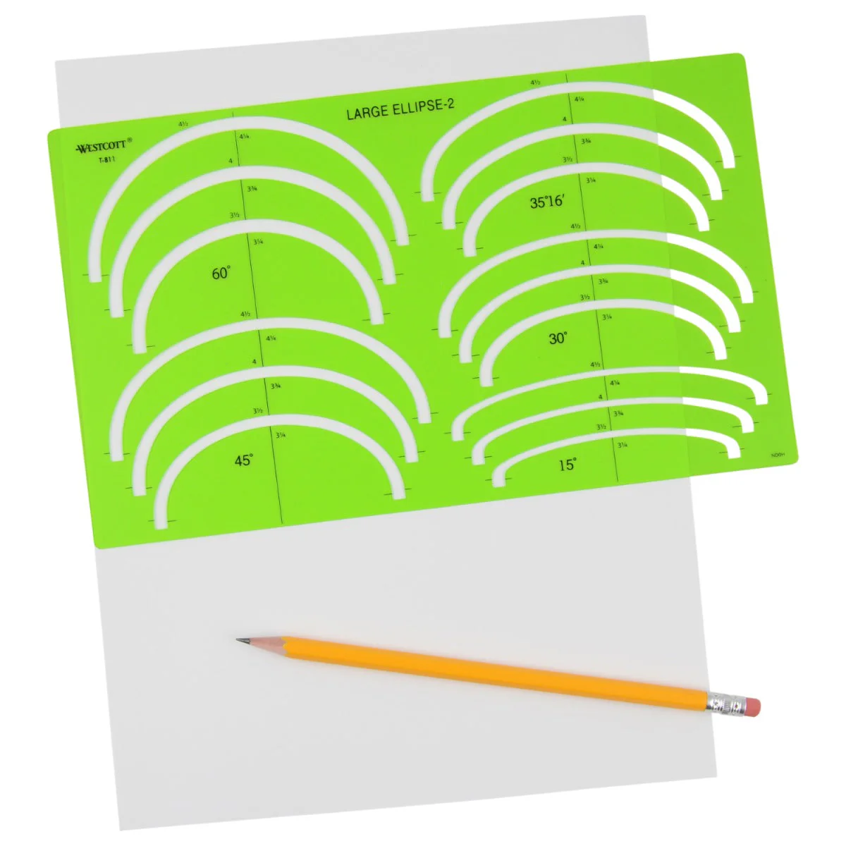 Westcott Large Ellipse Template #2 (T-811) - Image 4