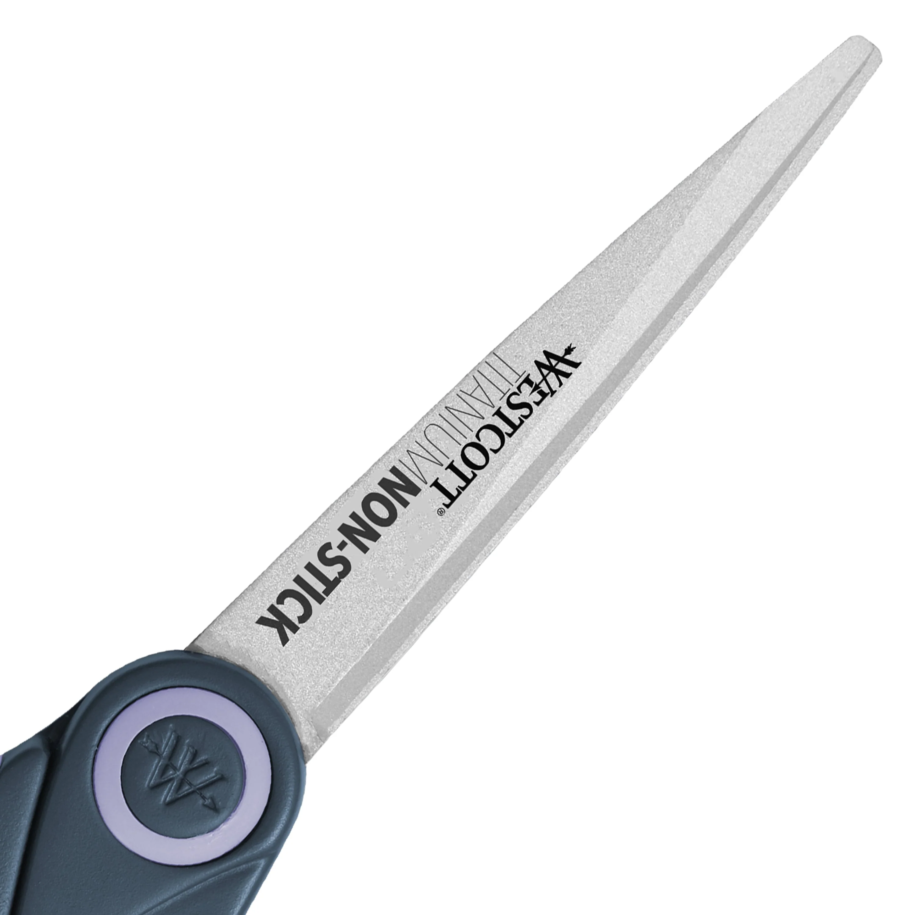 Westcott Titanium Bonded Non Stick Scissors, Purple, 8" (14910) - Image 8