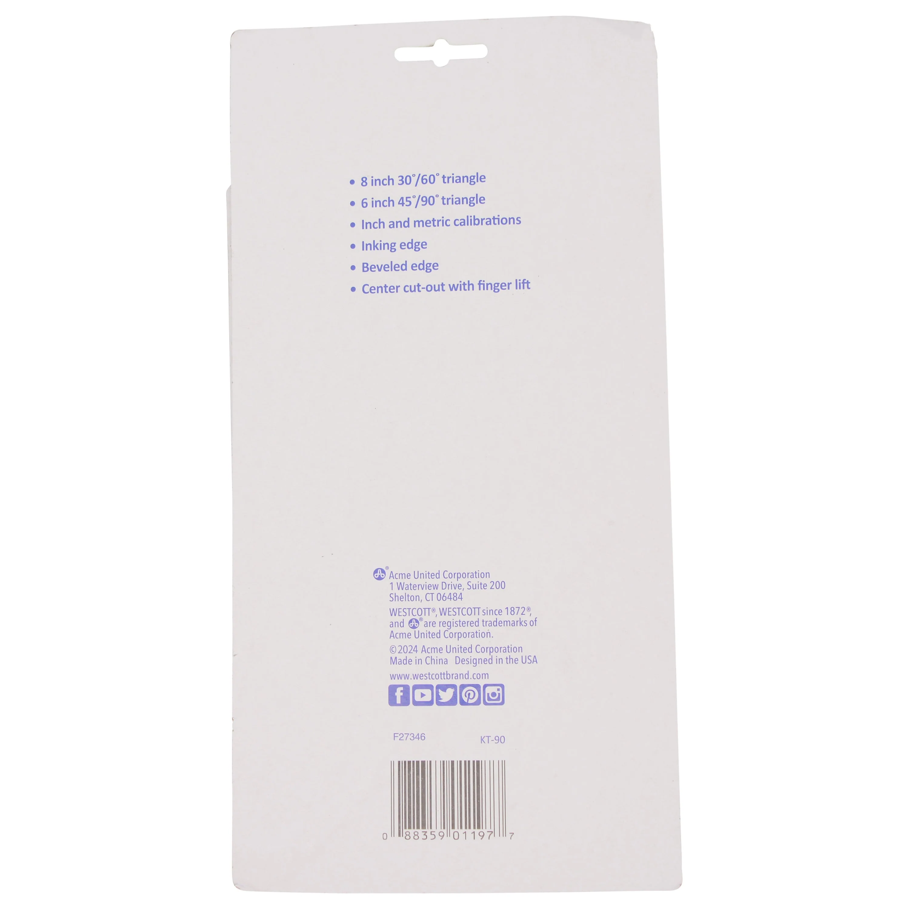Westcott Triangular Scale 2/pk (KT-90) - Image 8