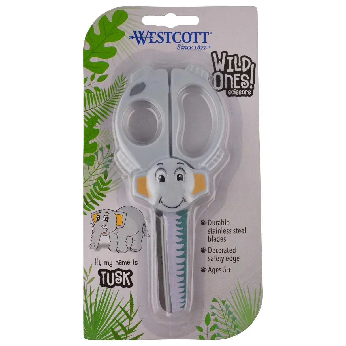 Westcott Wild Ones!™ 5" Kids Scissors, Blunt, Assorted Animal Designs (67676-PARENT) - Image 12