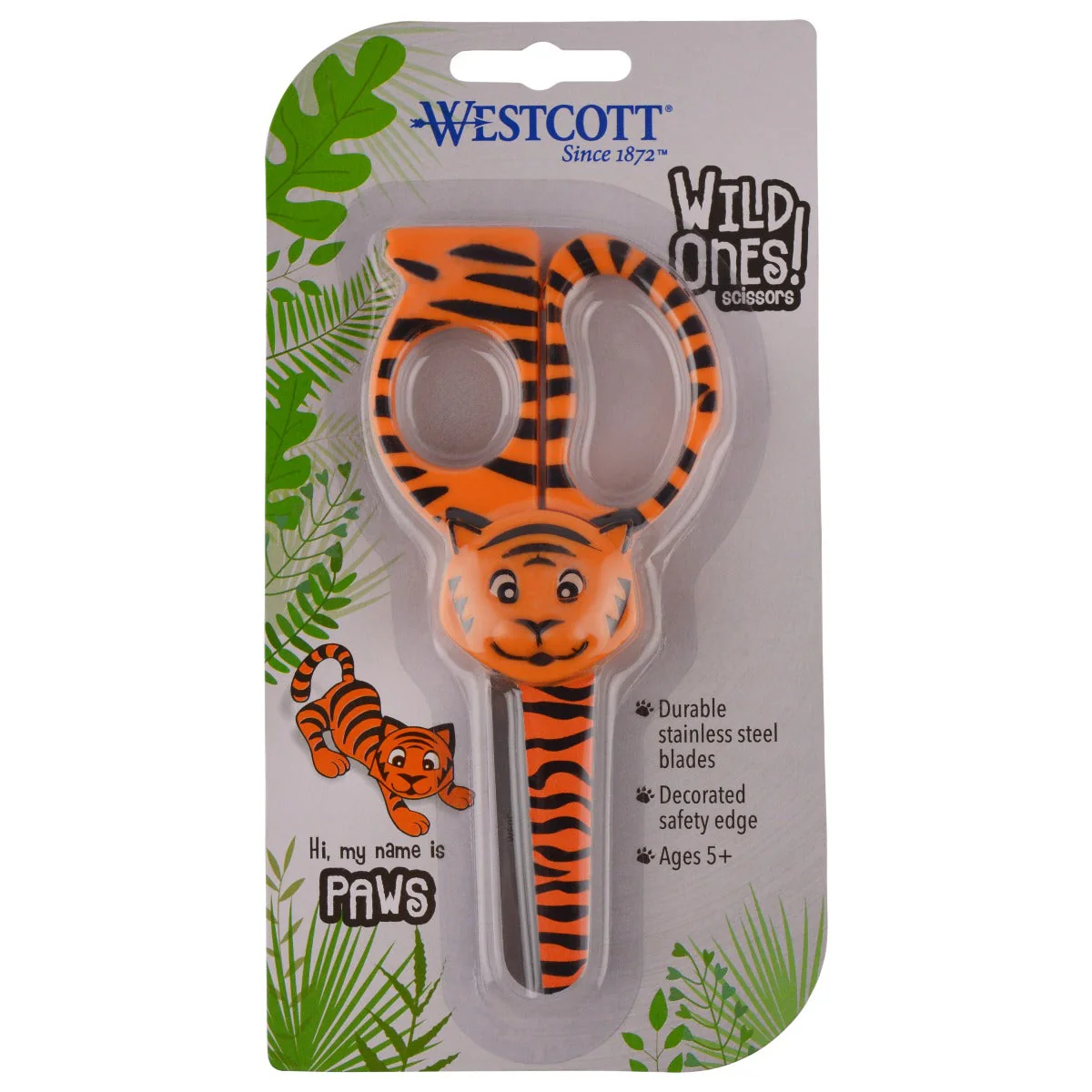 Westcott Wild Ones!™ 5" Kids Scissors, Blunt, Assorted Animal Designs (67676-PARENT) - Image 6