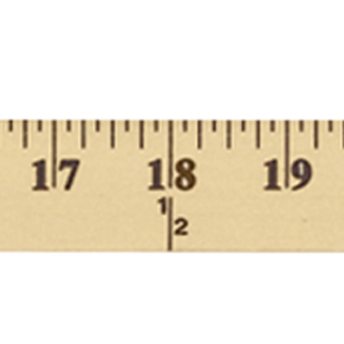 Westcott Wooden Yardstick with Hang Hole and Brass Ends, Clear Lacquer Finish (10425) - Image 3